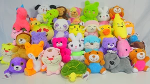 6-9" GENERIC PIXEL PLUSH PACK-100 CT